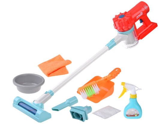 cordless vacuum cleaner and child's broom cleaning set ZA4633