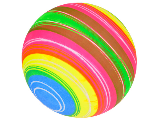 Rubber Rainbow Ball to play for children SP0714