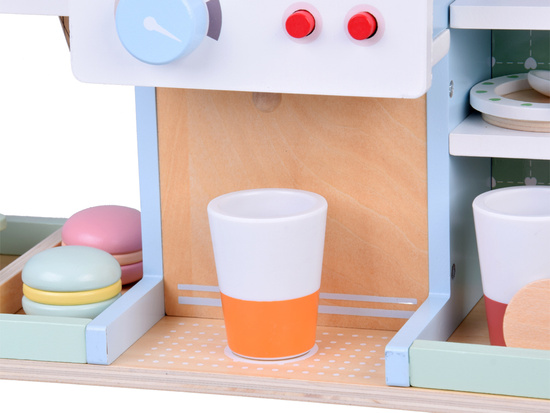 Wooden Coffee Shop & Ice Cream Parlor – Dessert and Ice Cream Playset ZA5937