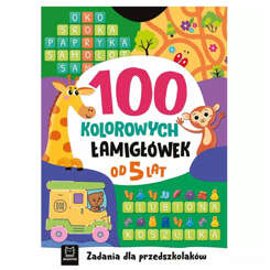 Aksjomat 100 kolorowych łamigłówek. Od 5 lat Ciekawe zadania dla dzieci KS0889