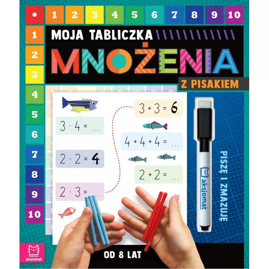 Moja tabliczka mnożenia z pisakiem. 8+ KS0749