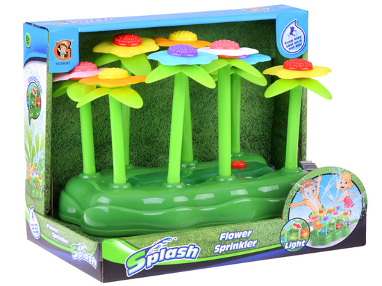 Water sprinkler illuminated Flowers fountain toy for the garden ZA4972