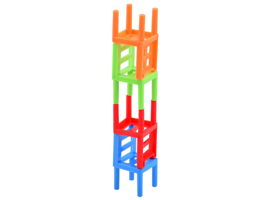 Colorful Falling Chairs Arcade Game x 24 pieces GR0500