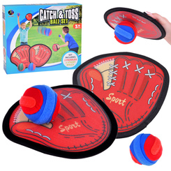 Gra sportowa Catchball zestaw 2 x Tarcza + 2 piłki Idealna zabawa SP0829