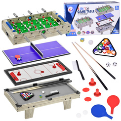 Table football, air hockey, ping-pong, billiards 4 in 1 GR0770