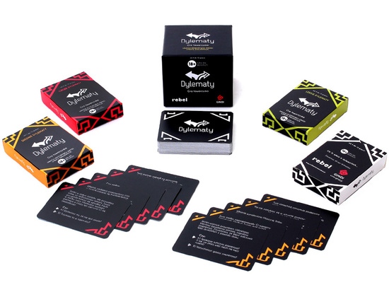 Rebel Party Game Dilemmas - a ruthless party game for adults GR0755