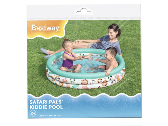 Bestway Inflatable children's paddling pool SAFARI ANIMALS 122cm 51226