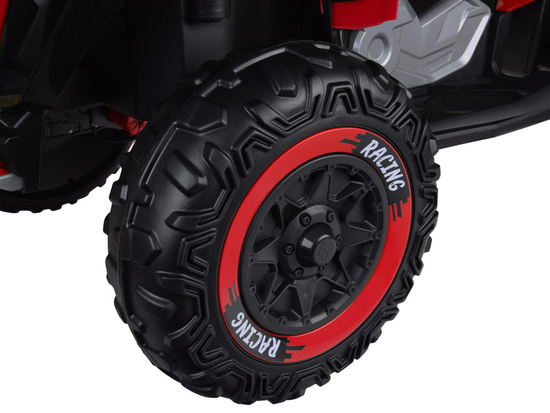 Large battery-powered quad for kids 4x4 PA0328 Red 