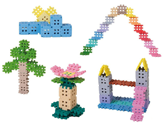 Marioinex Klocki Wafle mini - Pastel 300-elemetów ZA4895