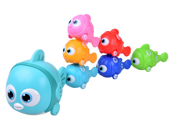 Interactive FISH FAMILY Set + fishing rod and magnet fishing ZA6016