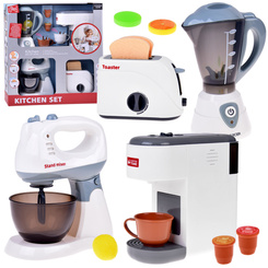 Large set of small household appliances for play mixer toaster blender coffee machine ZA5577
