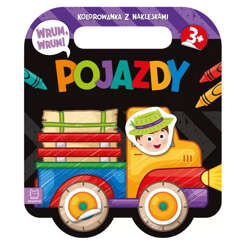 Wrum, wrum! Vehicles. Coloring book with stickers for the youngest KS0998