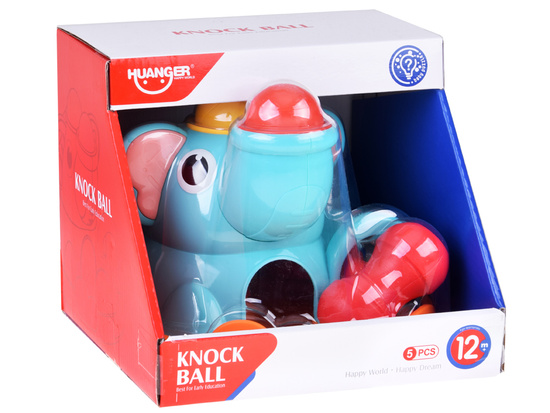 Educational Toy Elephant Sorter Hammer with Balls ZA5910