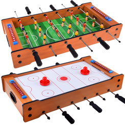 2-in-1 table football and air hockey game GR0600