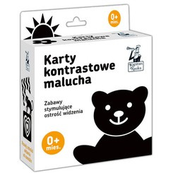 Kapitan Nauka Widzę kształty Karty kontrastowe malucha 0m+ KS0772