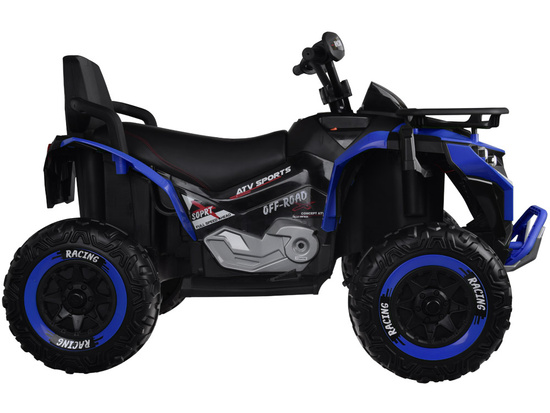 Duży quad na akumulator dla dziecka 4x4 PA0328 Niebieski  