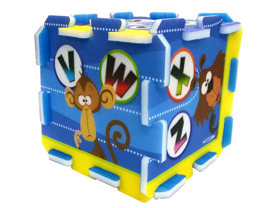 Foam puzzle - educational mat for children ALPHABET with animals ZA3148