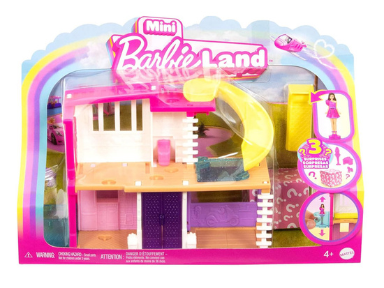 Mattel Mini BarbieLand Dollhouse + Doll and Pet + Accessories ZA6039 A