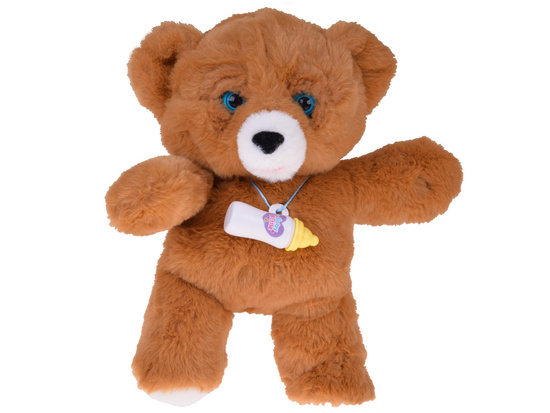 Interactive teddy bear laughs, cries, closes eyes, take care of the teddy bear ZA5773