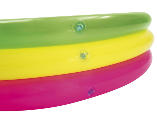 Bestway rainbow inflatable pool paddling pool 102cm soft bottom 51104