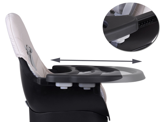 Multifunctional 6-in-1 swivel feeding chair for children ZA5659
