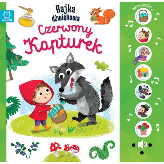 Aksjomat Bajka obrazkowa dźwiękowa. Czerwony Kapturek Bajka dźwiękowa KS0867