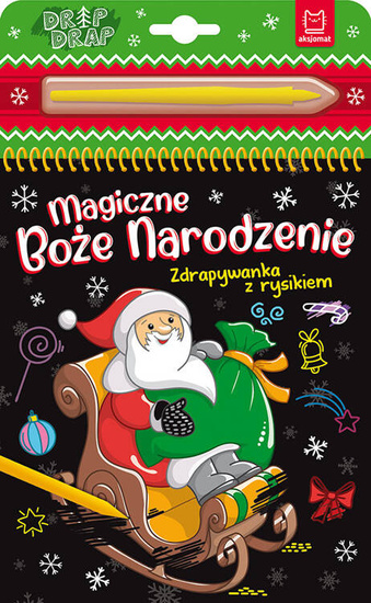 Aksjomat Magiczne Boże Narodzenie zdrapywanka z rysikiem KS0842