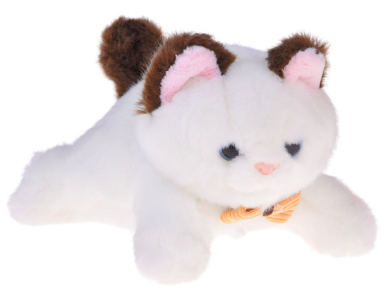 A soft CAT with a heartbeat effect and bendable paws in a ZA5593 backpack