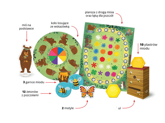 Co-op game Bear and bees 3-8 years GR0537