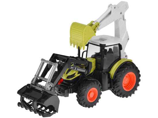 Remote-controlled tractor Backhoe loader bulldozer with remote control RC0718
