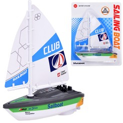 Colorful Sailboat battery operated water boat for children ZA5234
