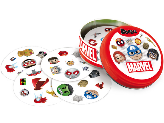 Rebel Karciana gra Dobble Marvel Emoji - okrągłe karty do gry GR0773 