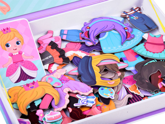 Magnetic puzzle book Doll clothes ZA3766