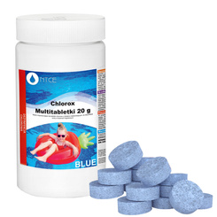Chlorox Multitabletki Chlorox  20g Chemia do basenu 1KG BLUE