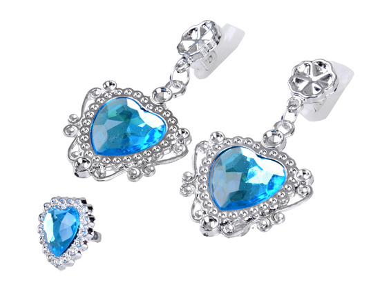 Princess Costume "ICE QUEEN" - Cape and Jewelry Set ZA6028