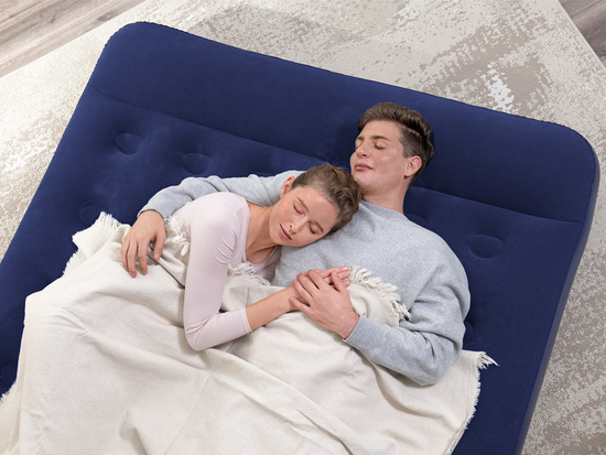 Bestway Materac kempingowy 2-os. 203x152cm - wbudowana pompka nożna 67226