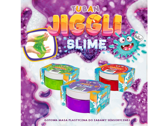 Tuban Jiggly Slime fioletowy perłowy glut  100G ZA5638