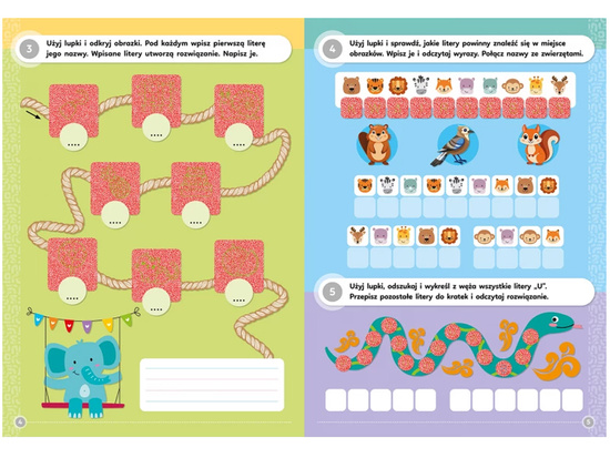 Aksjomat Łamigłówki ortograficzne z magiczną lupką 7+ KS1085
