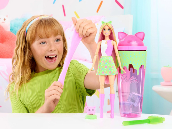 Mattel Barbie Pop Reveal doll from the series: Shake + cat and accessories ZA6061