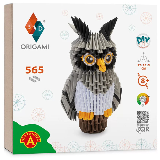 Alexander zestaw kreatywny Origami 3D – Sowa ZA6073