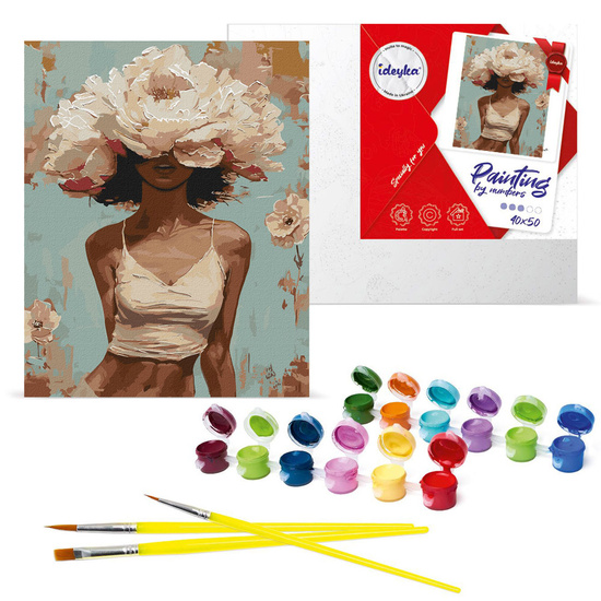 Malowanie po numerach 40x50 KHO8436 Kwitnące piękno AP0081