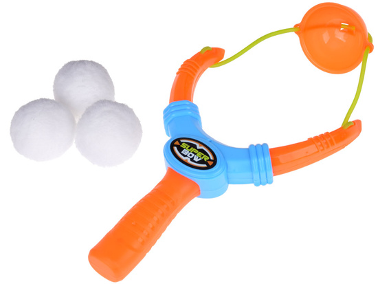 Slingshot for children soft balls like snowballs 3 pcs toy SP0806