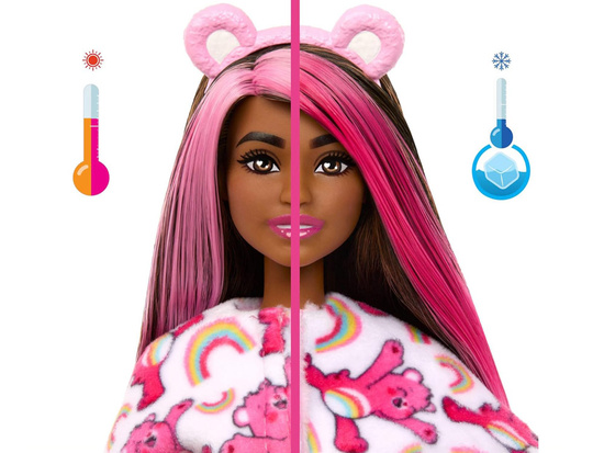 Mattel Barbie lalka Cutie Reveal Troskliwe misie - WESOŁE SERCE ZA6063