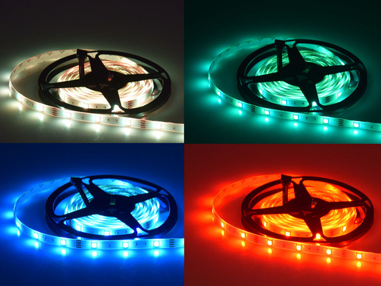 LED strip 5m RGB + remote control Waterproof ZA4824