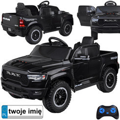 Battery-powered electric car RAM pickup for children 4x4 + remote control PA0322