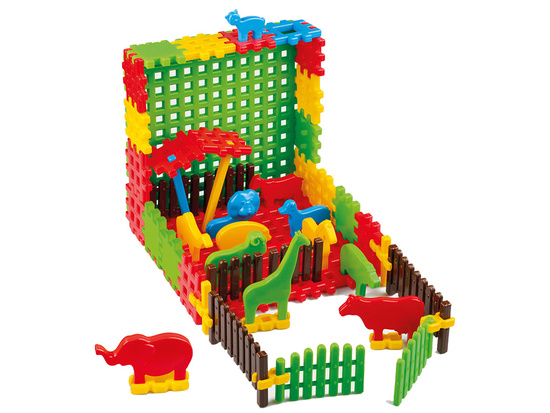 Marioinex Construction Blocks Zwierzyniec ZOO 50 pcs. Wafers ZA5037