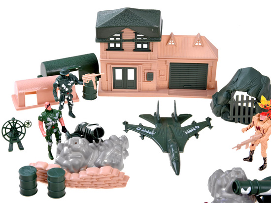 Large military base Toy soldiers set 200 pieces ZA4364