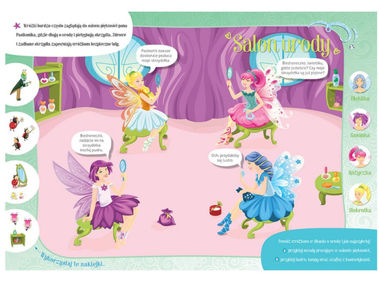 Aksjomat Słodkie Wróżki książeczka z naklejkami KS0499