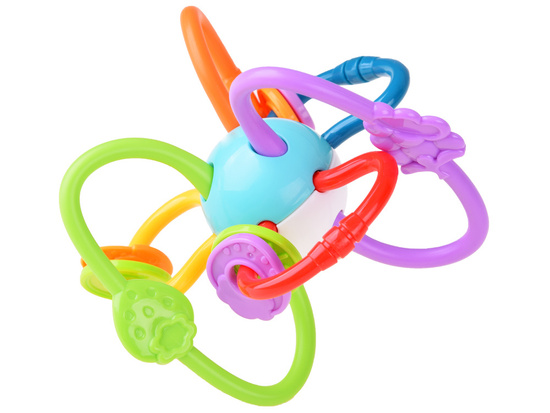 Sensory teether for a baby rattle ZA4309