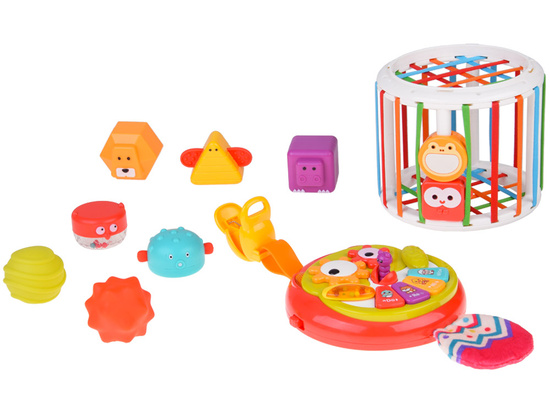Interactive educational OWL 2 in 1 - sorter, sounds and melodies ZA5736